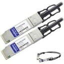 【中古】【輸入品・未使用】AddOn - 40GBase direct attach cable - QSFP+ to QSFP+ - 16.4 ft - twinaxial - passive(2)