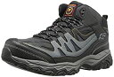 【中古】【輸入品・未使用】Skechers Work Men's Holdredge - Rebem Black Leather/Charcoal Trim 1...