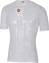 【中古】【輸入品・未使用】Castelli コアメッシュ3半袖ベースレイヤー - メンズホワイト、XXL