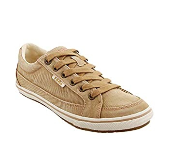 【中古】【輸入品・未使用】Taos Footwear レディース モックスター タン アンティーク調スニーカー 6.5 M US