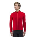 【中古】【輸入品・未使用】Giro Chrono Thermal Long Sleeve Jersey - Men's Bright Red%カンマ% L