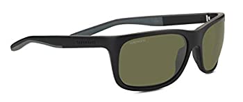 SERENGETI ETTORE SUNGLASSES (SANDED BLACK/GREY POLARIZED 555NM)