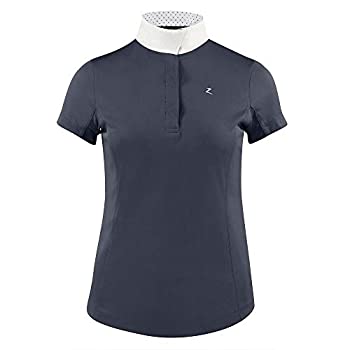 šۡ͢ʡ̤ѡ(Dark Navy%% 38) - Horze Blaire Women's Short-Sleeved Functional Show Shirt