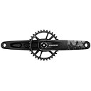 【中古】【輸入品・未使用】SRAM ユニ クランク Nx イーグル 12S W ダイレクトマウント 32T X-Sync 2 スチールチェーンリング (ダブカッ...