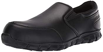 【中古】【輸入品・未使用】[リーボック] Work Men's Sublite Cushion Work Comp Toe ESD Slip On Black 9.5 D US