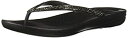 【中古】【輸入品・未使用】FitFlop レディース イクシオン スパークル ビーチサンダル US サイズ: 9 カラー: ブラック