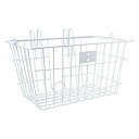 【中古】【輸入品・未使用】(White) - SunLite Wire Lift-Off Front Basket(4)