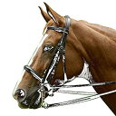 【中古】【輸入品・未使用】Exselle Dressage Bridle、特大サイズ。(4)