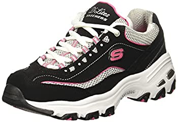 【中古】【輸入品・未使用】Skechers レディース D'Lites メモリーフォーム レースアップ スニーカー US サイズ: 8 カラー: ブラック