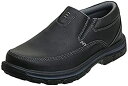 【中古】【輸入品・未使用】Skechers USA Men's Segment The Search Slip On Loafer%カンマ%Black Leather%カンマ%10.5 M US