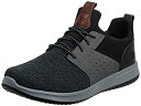 【中古】【輸入品・未使用】Skechers Men's Classic Fit-Delson-Camden Sneaker%カンマ% Black/Grey%カン...