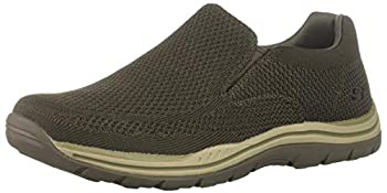 【中古】【輸入品 未使用】Skechersメンズ期待ゴーメルドライビングスタイルローファー OLBR 9.5中US