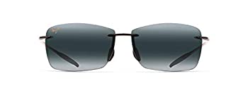 【中古】【輸入品・未使用】Maui Jim Mens Polarized Lighthouse 423-02 Black Rimless Sunglasses