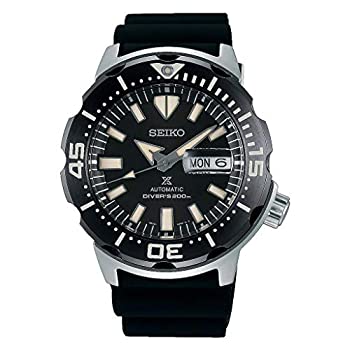 【中古】【輸入品・未使用】セイコー SRPD27 プロスペックス メンズウォッチ ブラック 42.4mm ステンレススチール