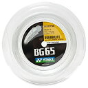 【中古】【輸入品・未使用】YONEX(ヨネックス) ミクロン65(200M) BG652 (011)ホワイト 0.70mm