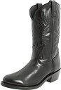 【中古】【輸入品・未使用】Laredo メンズ Mccomb ラウンドトゥ ブーツ ミッドカーフ - ブラック%カンマ% ブラック%カンマ% 12