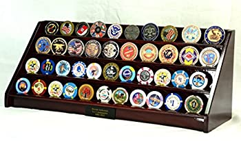 【中古】【輸入品・未使用】4行40?Challenge Coin /カジノチップディスプレイケースラックホルダースタ..