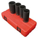 yÁzyAiEgpzSUNEX TOOLS 2837 12 Point Semi-Slim Euro Asian Axle Nut Socket Set