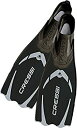 【中古】【輸入品・未使用】CRESSI(クレッシ)PLUMA シュノーケリング フィン スイミング 水泳 トレーニング (ブラック・シルバー%カンマ% 37/3...