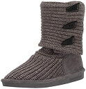 【中古】【輸入品・未使用】Bearpaw Women's Knit Tall Gray Mid-Calf Wool Boot - 9M