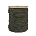 【中古】【輸入品・未使用】1000' Foot OD Olive Drab Green Parachute Cord Paracord Type III Military Specification 550 by The US Military Manufacturer(4)