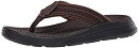 【中古】【輸入品・未使用】Skechers Men's Sargo Wolters Flip Flop%カンマ% Chocolate%カンマ% 9 Medium US