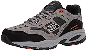 yÁzyAiEgpzSkechers Men's Vigor 2.0 Nanobet Oxford%J}% Gray/Orange%J}% 9.5 2E US