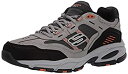 【中古】【輸入品・未使用】Skechers Men's Vigor 2.0 Nanobet Oxford%カンマ% Gray/Orange%カンマ% 9.5 2...