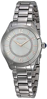 【中古】【輸入品・未使用】Invicta レディース エンジェルクォーツ腕時計 ステンレススチールバンド シルバー