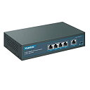 【中古】【輸入品・未使用】YuanLey 5ポートギガビットPoEスイッチ 4ポートPoE+ 1000Mbps、802.3af/78W内蔵電源、ファンレスメタルアンマネージドプラグ&プレイ(2)