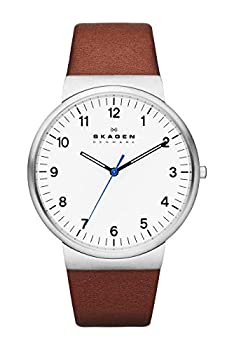 【中古】【輸入品・未使用】Skagen メンズ グレネン レザーウォッチ 40mm (PRSK1031)