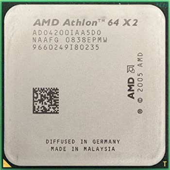 【中古】【輸入品 未使用】AMD Athlon 64 X2 4200 CPUプロセッサー デュアルコア AM2 (ADO4200IAA5DO AD04200IAA5D0)