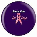 【中古】【輸入品・未使用】Bowlerstore Products 乳がん啓発ボーリングボール - Save The Tatas (10ポンド)