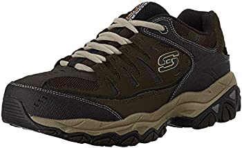 【中古】【輸入品・未使用】Skechers Sport Men's Afterburn Memory Foam Lace-Up Sneaker%カンマ% Brown/Taupe%カンマ% 14 4E US