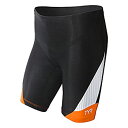 【中古】【輸入品・未使用】TYR カーボン 9インチ トライアングル ショーツ、ブラック/オレンジ、スモール