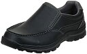 【中古】【輸入品・未使用】Skechers USA Men's Braver Rayland Slip-On Loafer%カンマ%Black Leather%カンマ%7.5 M US