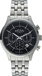 【中古】【輸入品・未使用】[ロータリー] Rotary 腕時計 Men's Black Chronograph Bracelet Watch. GB03633/04 [並行輸入品]