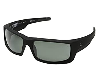 【中古】【輸入品・未使用】SPY Optic General サングラス マットブラック グレー グリーン 偏光レンズ + ハードケース