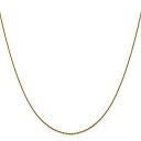 【中古】【輸入品・未使用】Leslie 14k 1mm スパークルカットケーブルチェーンネックレス 女性用ジュエリーギフト 長さオプション:16 18 20 イ...