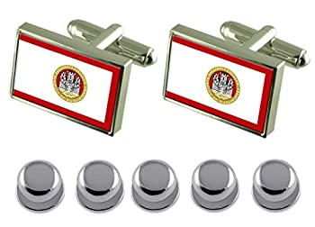 yÁzyAiEgpzVchXX^bhBergen City Norway Flag Cufflinks