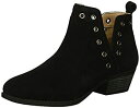 【中古】【輸入品・未使用】Skechers Women's Lasso-Auger-Short Deco Eyelet Ankle Boot%カンマ% Black%カンマ% 5.5 M US