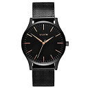【中古】【輸入品・未使用】Mvmt Men's 40 MT01-BBRG Black Stainless-Steel Japanese Quartz Fashion Watch