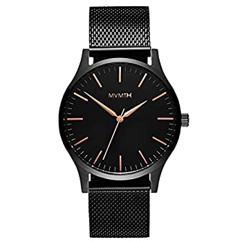 【中古】【輸入品・未使用】Mvmt Men's 40 MT01-BBRG Black Stainless-Steel Japanese Quartz Fashion Watch 【中古】【輸入品・未使用】Mvmt Men's 40 MT01-BBRG Black Stainless-Steel Japanese Quartz Fashion Watch