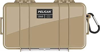 【中古】【輸入品・未使用】Pelican タン 1060ケース ライナー&カラビナ付き