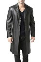【中古】【輸入品・未使用】BGSD メンズ クラシック レザー ロング ウォーキング コート (レギュラー ビッグ & トール & ショートサイズ) US サイ...
