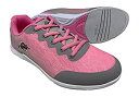 【中古】【輸入品・未使用】SaVi Bowling レディース サバンナ ピンク/グレー メッシュ ボウリングシューズ 超軽量 レースアップ ユニバーサルソール...