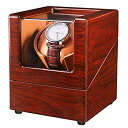 【中古】【輸入品 未使用】LLS Watch Winder for Single Automatic Watches with Quiet Motors Piano Paint by AC Adapter or Battery (Single watch-03)