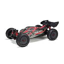 【中古】【輸入品 未使用】ARRMA 1/8 塗装ボディ デカール付 ブラック/レッド タイフォン6S ARA406120