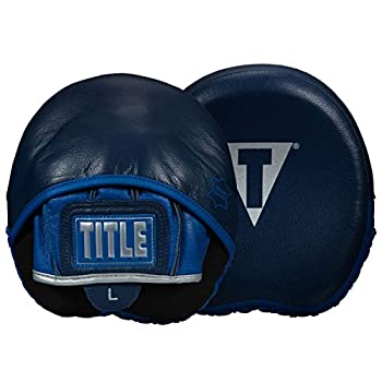 【中古】【輸入品・未使用】Title Boxing ロイヤルティーレザー マイクロパンチミット ロイヤル/ネイビー