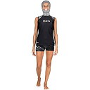 【中古】【輸入品・未使用】Mares Ultra Skin She Dives ノースリーブ ラッシュガード フード付き 2X-Large